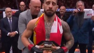 Ilia Topuria liquida en el primer round a Charles Oliveira para ser el nuevo campeón del peso ligero de la UFC