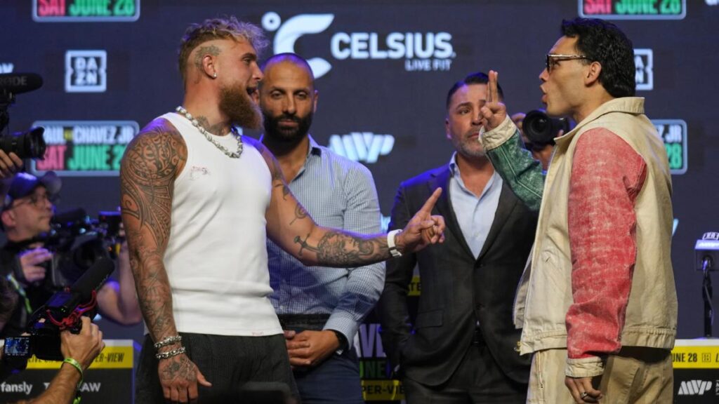 Jake Paul y Chávez Jr.