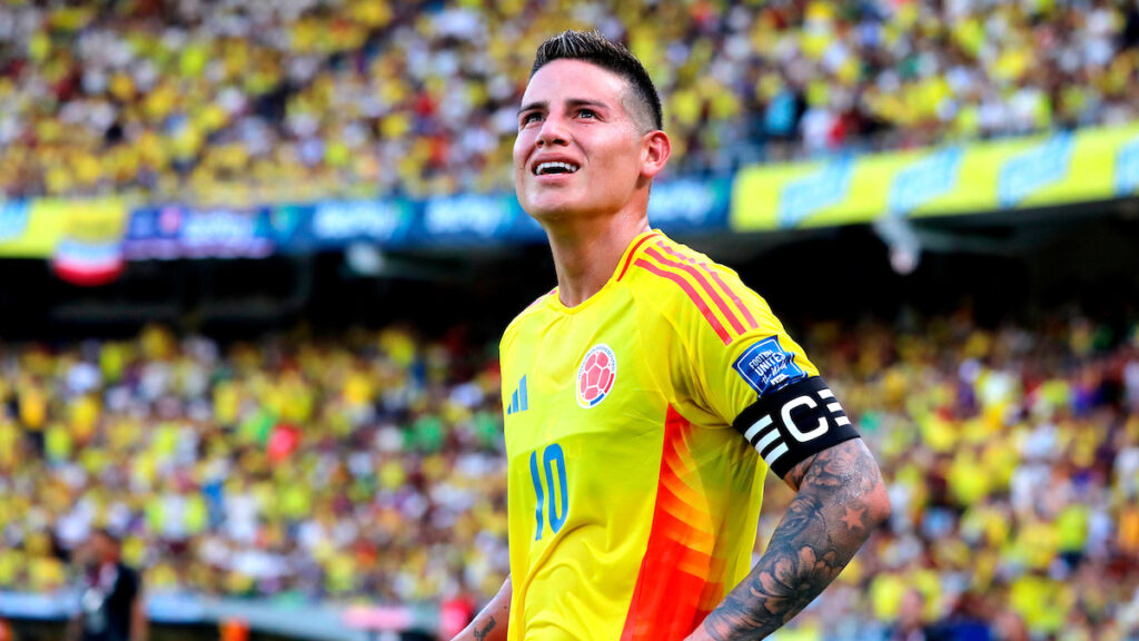 James Rodríguez, con la Selección Colombia. - Vizzor Image.