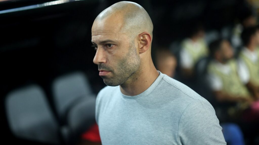 Javier Mascherano en un partido del Inter Miami