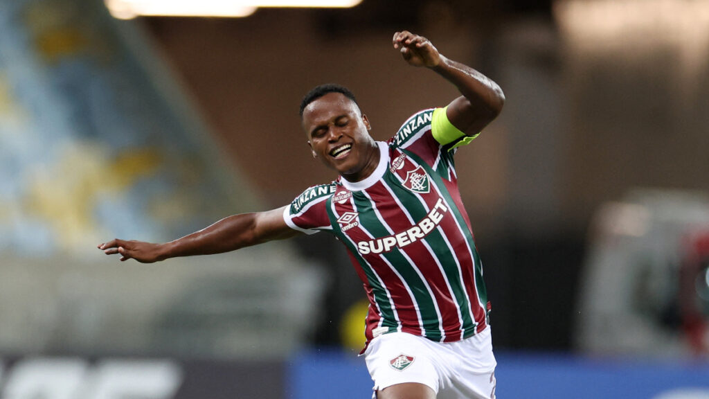Jhon Arias, en un partido con Fluminense. - Reuters.