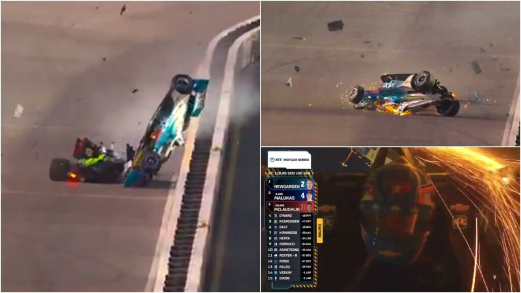 Accidente de Josef Newgarden en la IndyCar