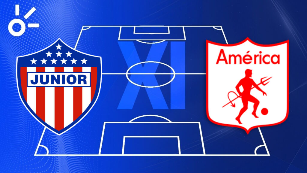 Posibles formaciones de Junior vs América de Cali.