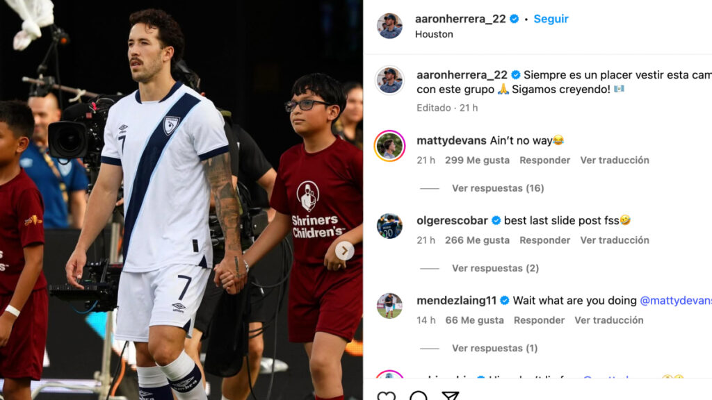 El posteo de Herrera. (IG Aaron Herrera)