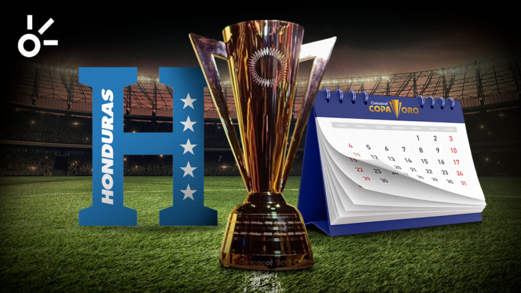 Calendario de Honduras en Copa Oro 2025. (Clarosports.)
