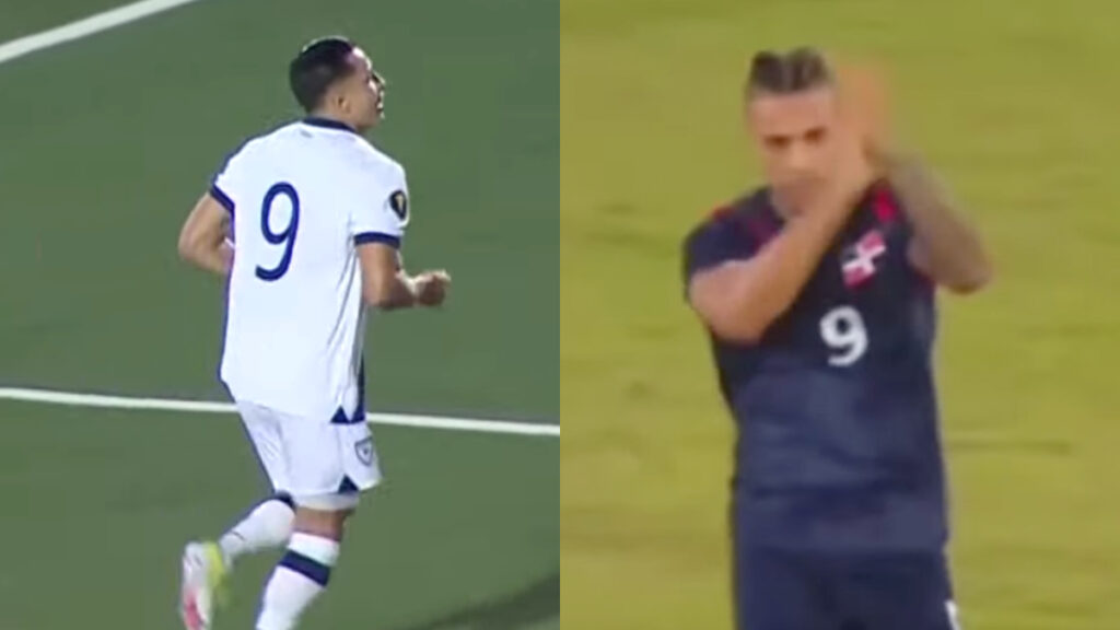 Rubín y Díaz, estrellas de similares presentes. (Captura Concacaf y captura Gerry Santos)