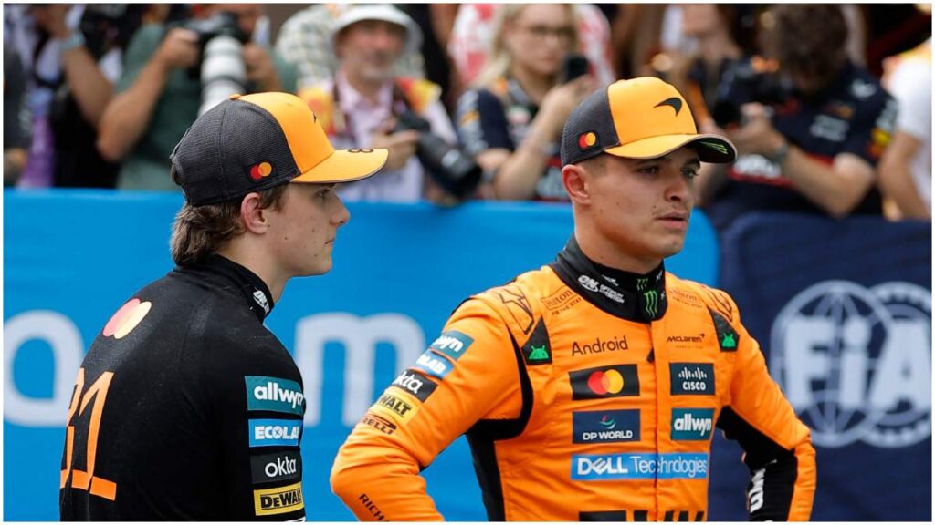 Lando Norris y Oscar Piastri en la guerra de McLaren | Reuters