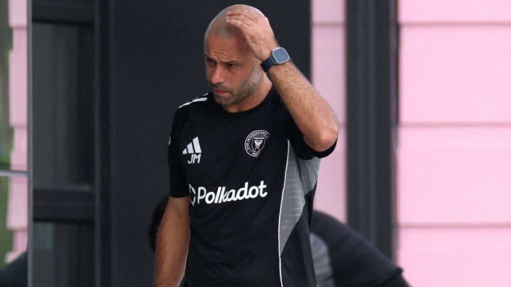 Javier Mascherano acepta que el Inter Miami es el 'equipo más debil'