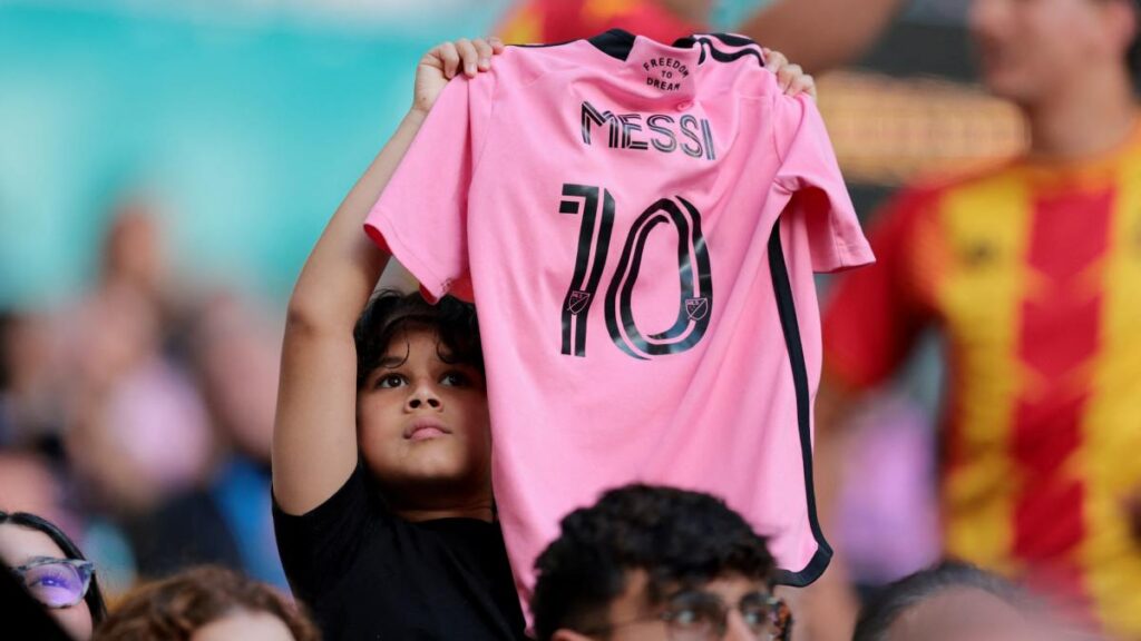 Messi tiene la camiseta más vendida de la MLS en 2025