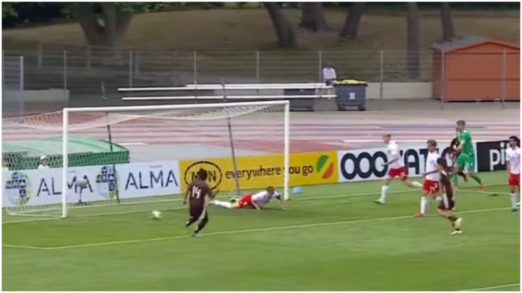 México le anota a Dinamarca | Captura de Pantalla: Maurice Revello