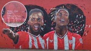El Athletic Club rompe el silencio y defiende a Nico Williams tras acto vandálico