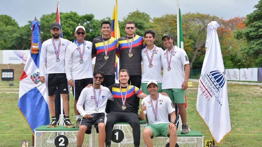 Selección Colombia de tiro con arco en la Copa Merengue / Foto: Comité Olímpico Colombiano