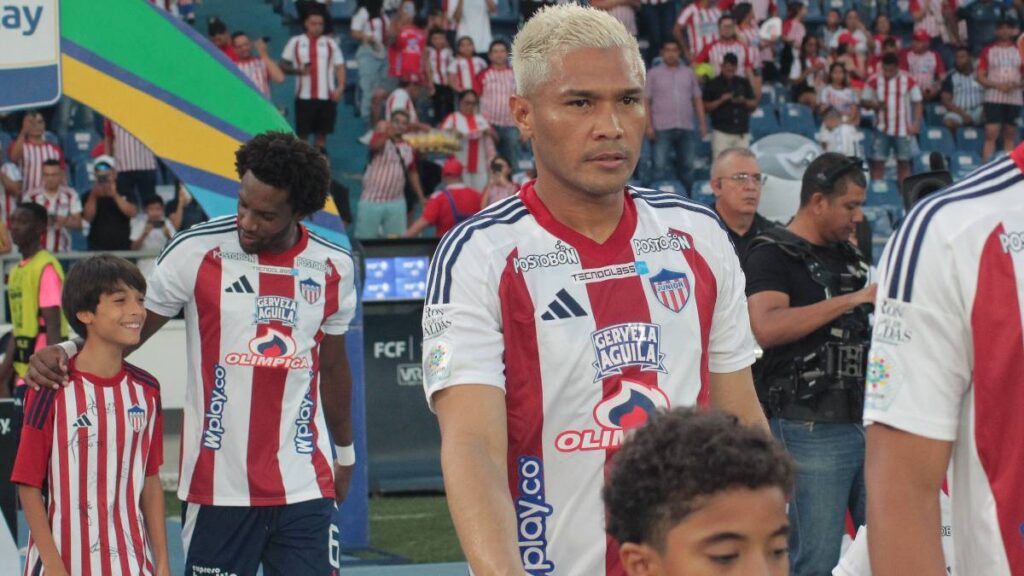 Teófilo Gutiérrez con el Junior de Barranquilla en 2025 / Vizzor