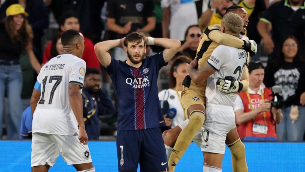 Botafogo dio la sorpresa al derrotar por la mínima diferencia al PSG en actividad de la jornada 2 del Mundial de Clubes