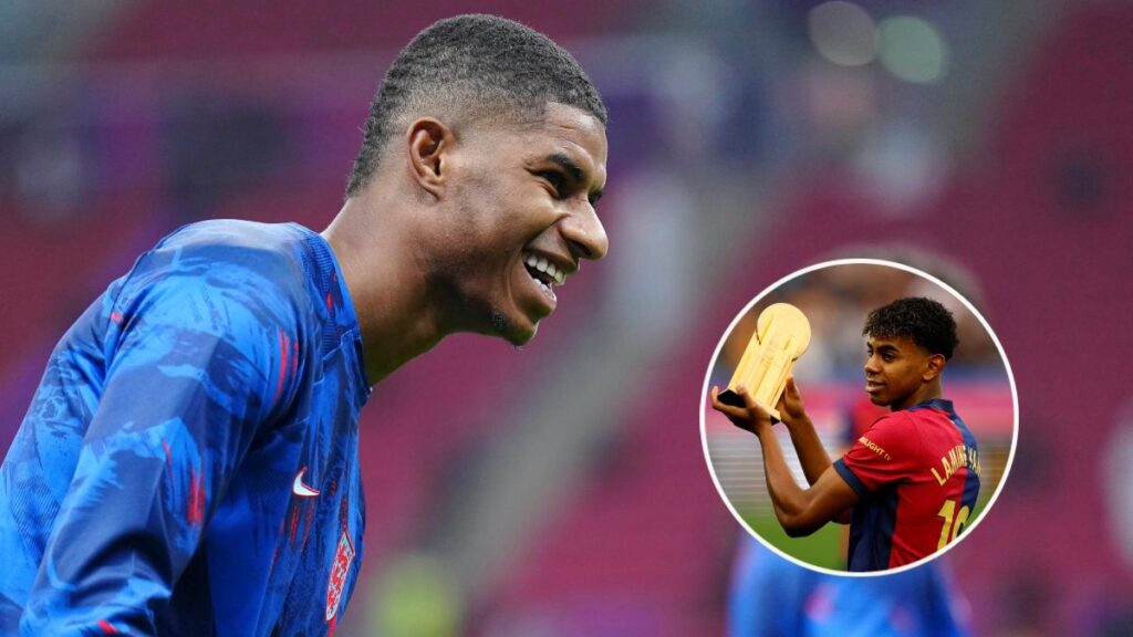 Marcus Rashford se vuelve a ofrecer al Barcelona, ahora por la vía de Lamine Yamal... lo alaba de cara al Balón de Oro