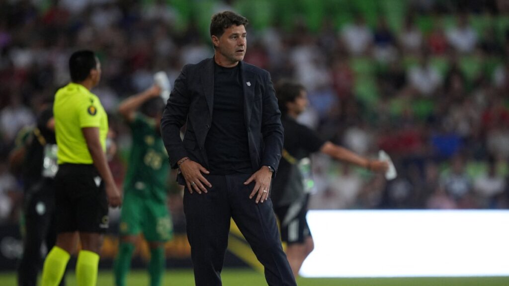 Pochettino durante la primera jornada de la Copa Oro 2025