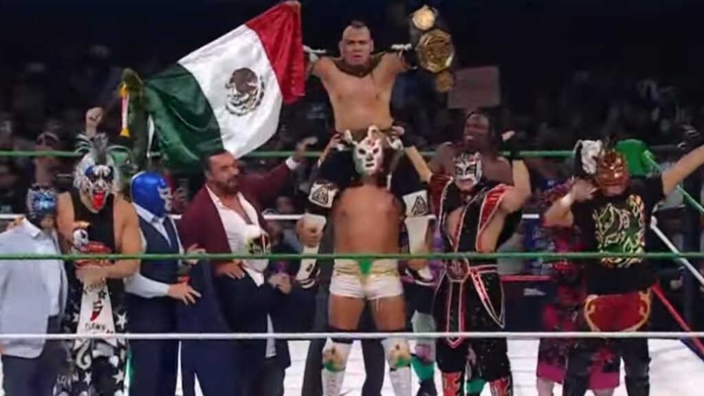 El Hijo del Vikingo derrota a Chad Gable y conserva el Megacampeonato AAA en Worlds Collide
