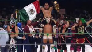 El Hijo del Vikingo derrota a Chad Gable y conserva el Megacampeonato de la Triple A en Worlds Collide