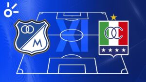 Posibles alineaciones de Millonarios vs Once Caldas por los cuadrangulares de la Liga BetPlay Dimayor 2025-I