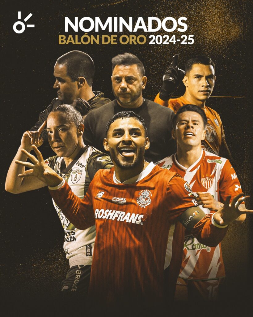 Nominados al Balón de Oro de la Liga MX. Claro Sports