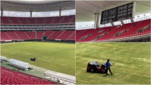 ¡Listo para el Apertura 2025 y el Mundial 2026! El Estadio Akron ya tiene pasto