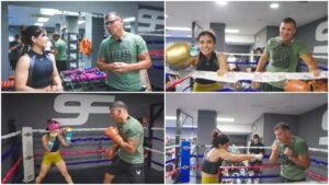 Alana Flores, con sparring de lujo previo a La Velada del Año 5: Sergio ‘Maravilla’ Martínez