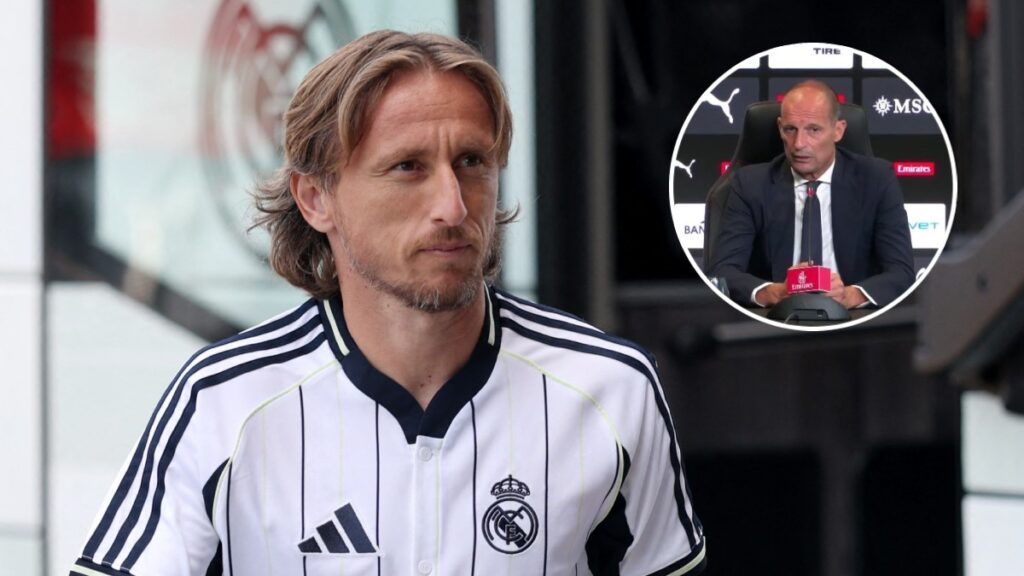 Allegri confirma el fichaje de Modric con el Milan | Reuters y captura de pantalla