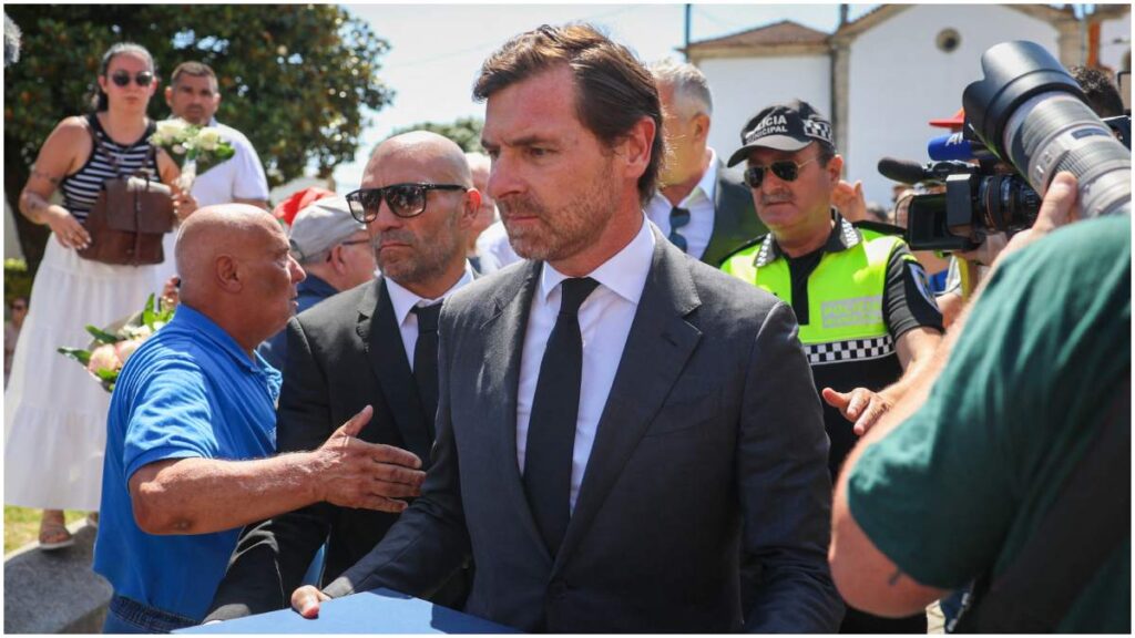 Andre Villas-Boas, presidente del Porto, llega al funeral de Diogo Jota | AFP Photo; Filipe Amorim
