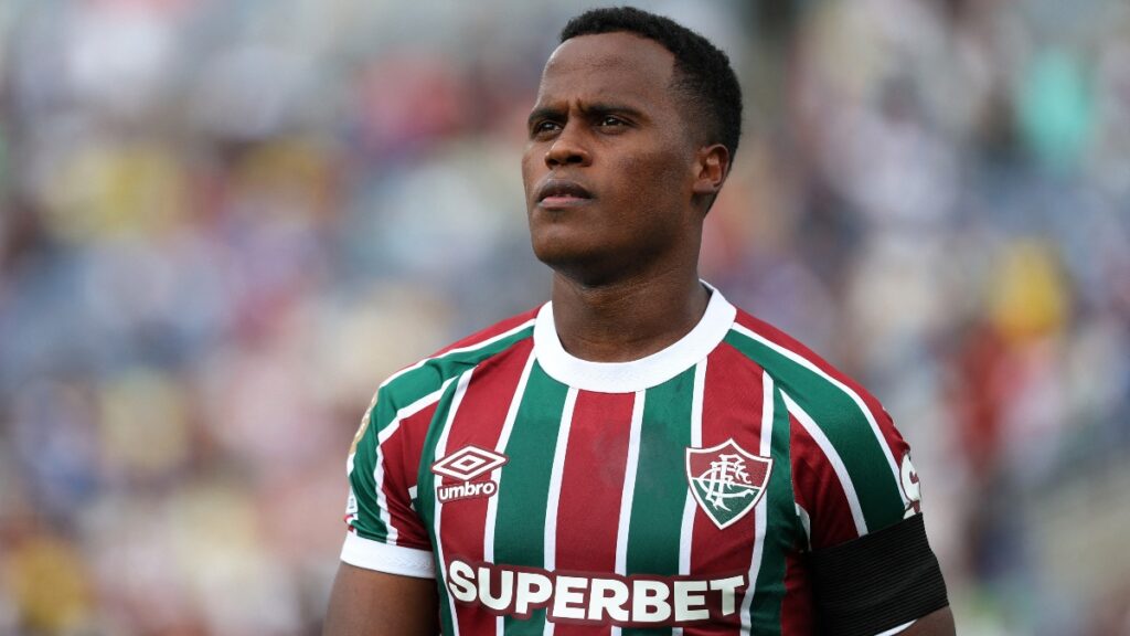 Jhon Arias compitiendo con Fluminense de Brasil / Reuters