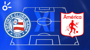 Posibles alineaciones de Bahía vs América de Cali por la Copa Sudamericana