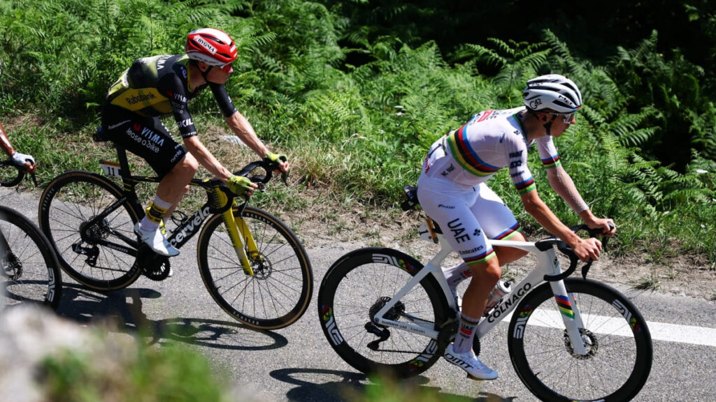 Vingegaard y Pogacar | Reuters.