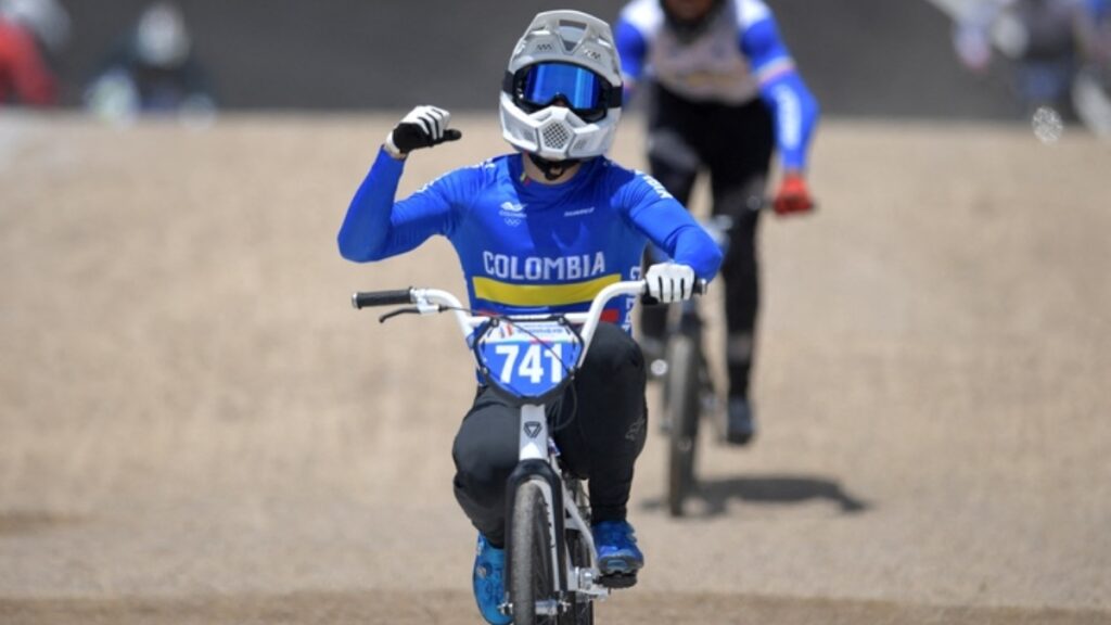 Colombianos en el Mundial de BMX | Raul ARBOLEDA / AFP.