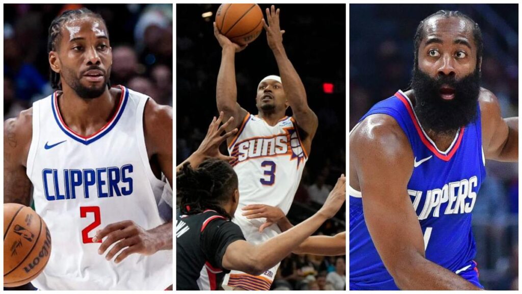El nuevo tridente de Clippers: Kawhi Leonard, Bradley Beal y James Harden