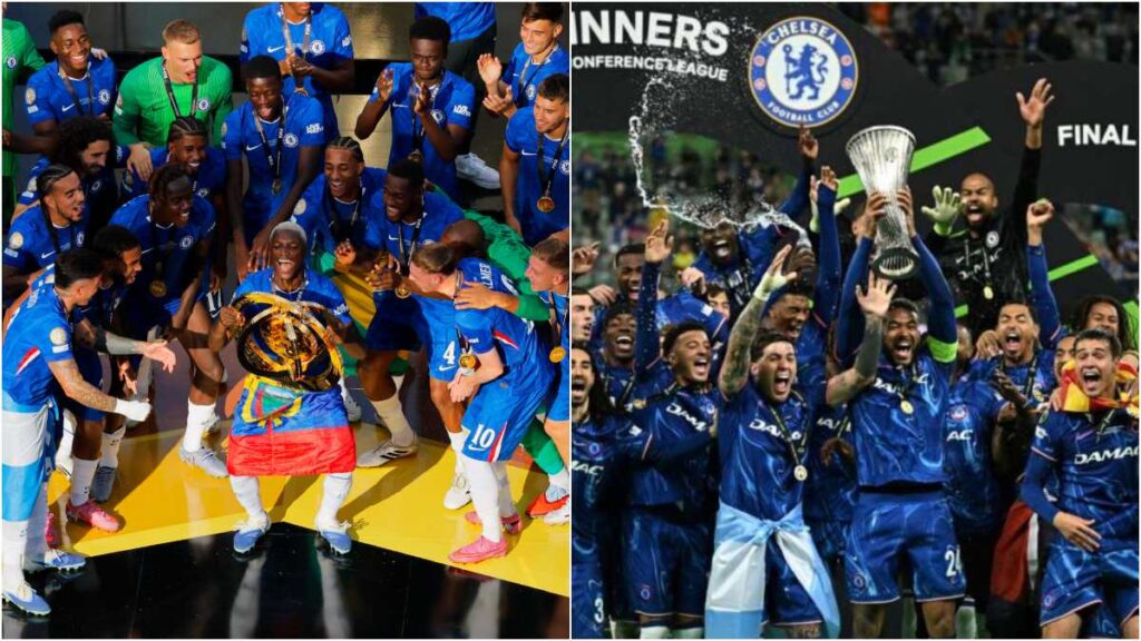 Chelsea presume en sus vitrinas los cinco títulos avalados por la UEFA, así como las dos versiones del Mundial de Clubes