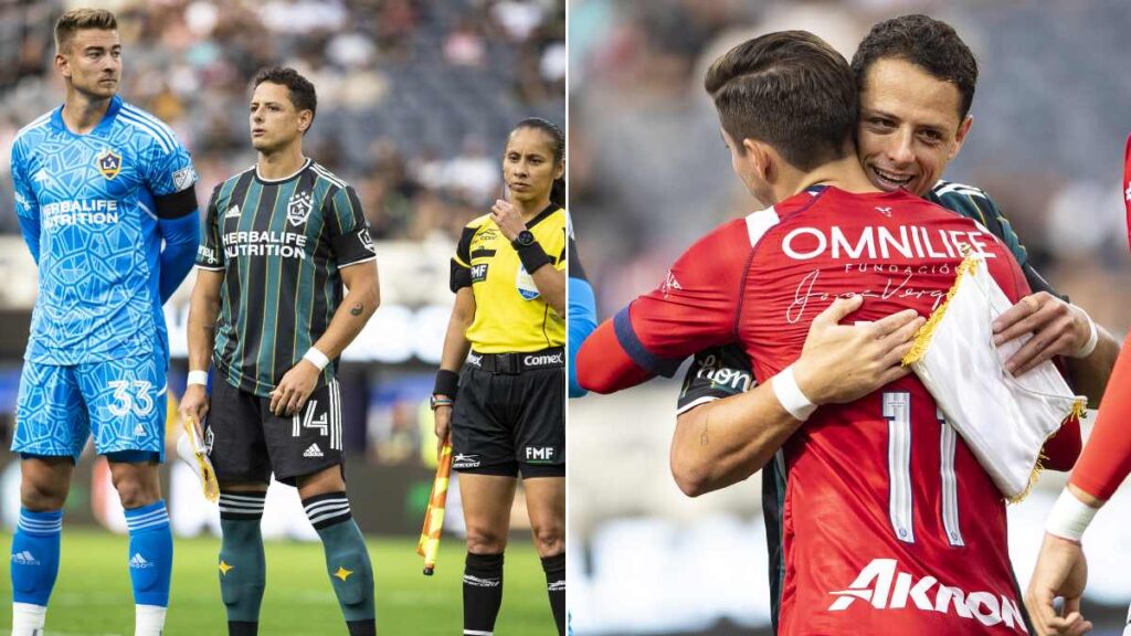 Chicharito en el LA Galaxy vs Chivas