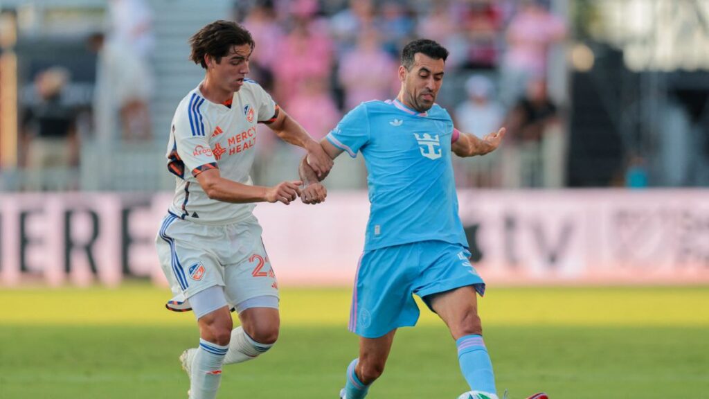 Sin Messi, el Inter Miami no puede con Cincinnati y se conforma con el empate