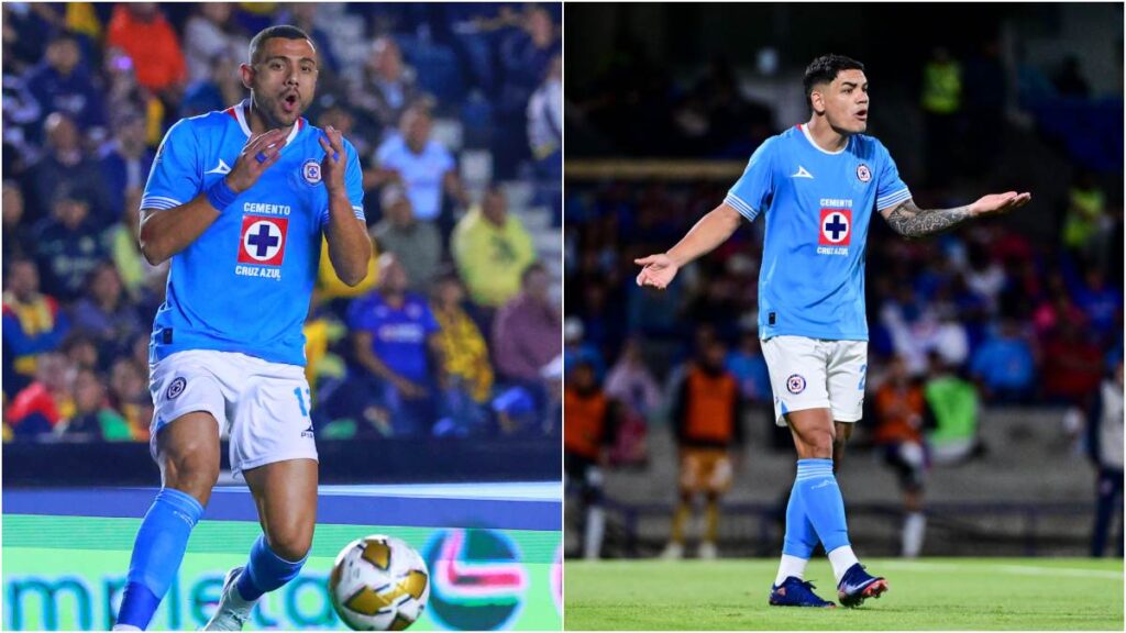 Giakoumakis y Fernández durante el Clausura 2025