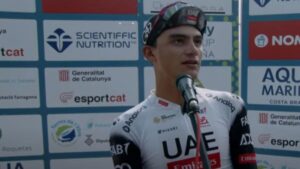 Isaac del Toro destaca su estrategia arriesgada tras ganar La Clàssica de les Terres de l’Ebre