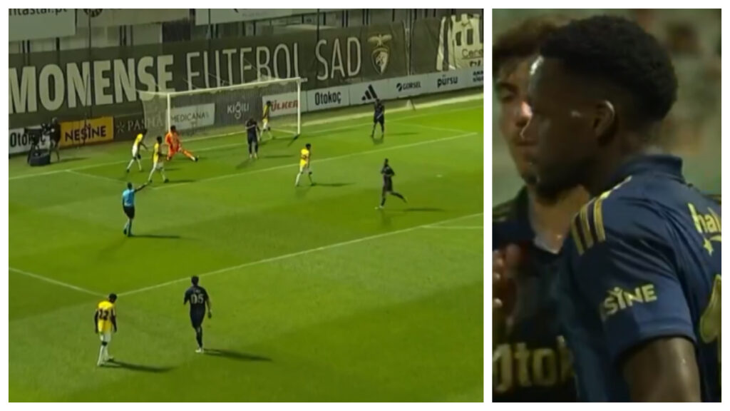 Jhon Jáder Durán anotó doblete con Fenerbahce / Captura de S Sport Plus