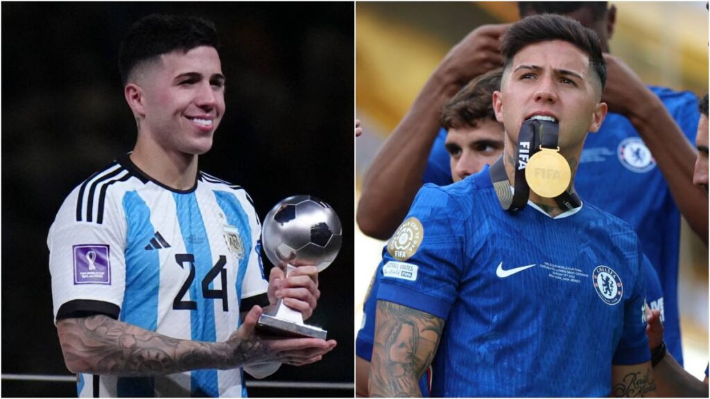 Enzo Fernández es el único futbolista del planeta que es actualmente campeón del mundo en selecciones y clubes