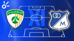 Posibles alineaciones de La Equidad vs Millonarios por la Liga BetPlay Dimayor 2025-II