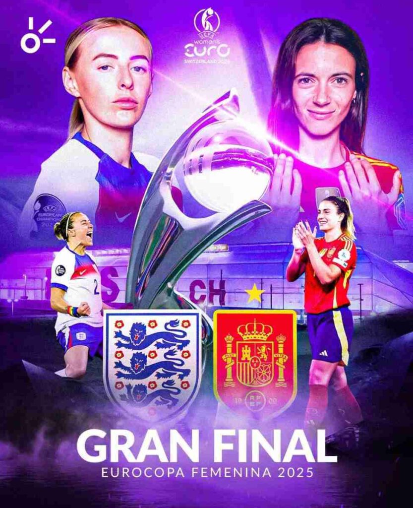 Inglaterra vs España: ¿cuándo es la final de la Eurocopa femenina?
