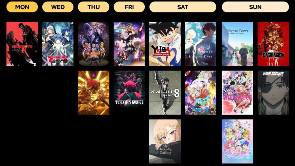 Estrenos de anime, del 14 al 20 de julio de 2025