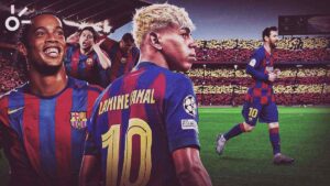 Lamine Yamal, con el objetivo de meterse a la lista de los mejores ’10’ del Barcelona: Lionel Messi, Ronaldinho, Rivaldo…
