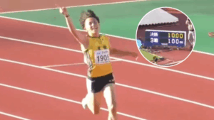 ¡Estrella naciente! Joven japonés rompe récord mundial al correr 100m en 10 segundos