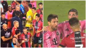 Final de locura: gol al 96′, festejo polémico de Messi y trifulca con el guardaespaldas incluido