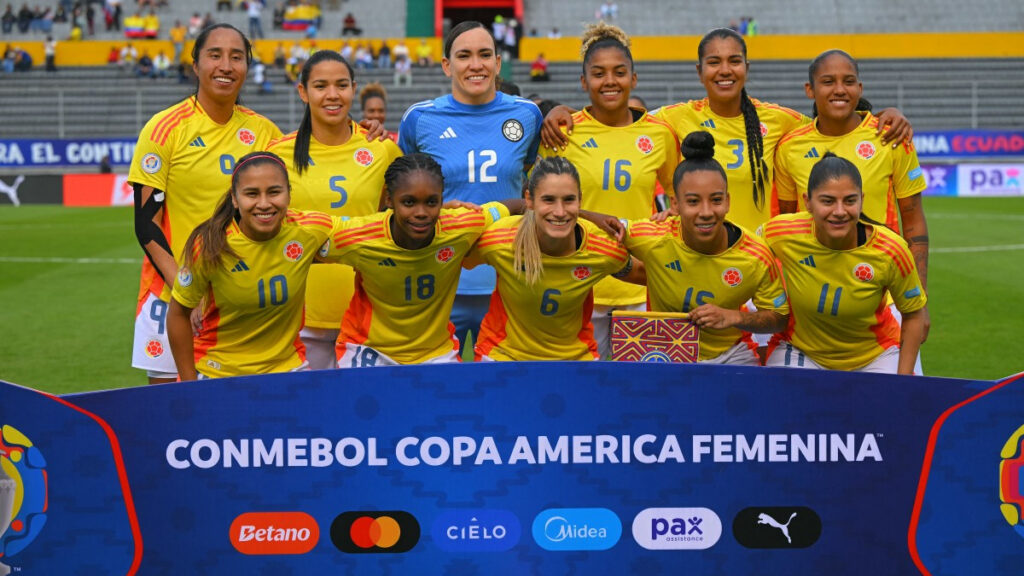 Selección Colombia, en la Copa América Femenina. - AFP.