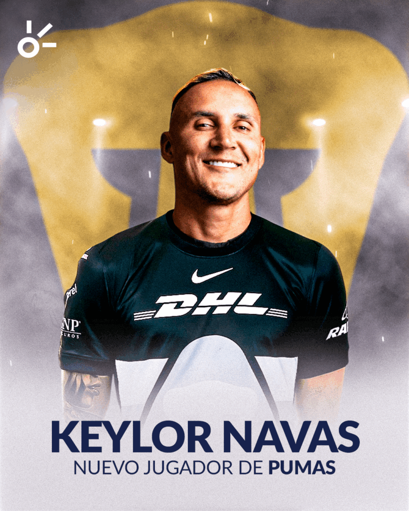 Keylor Navas llega a Pumas