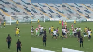 El motivo de la bochornosa batalla campal entre Victoria y Herediano, un amistoso que terminó mal