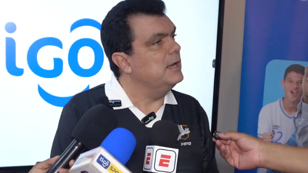 Gerardo Paiz, presidente de la FGG. (Captura ESPN)